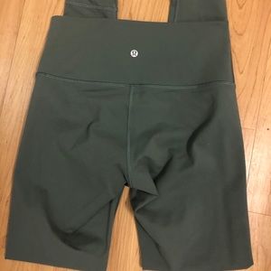 Lululemon Wunder Under leggings sage green